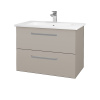 Dreja Umývadlová skrinka GIO SZZ2 80 - N07 Stone / Úchytka T01 / N07 Stone
