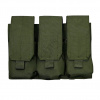 Airsoft púzdro MOLLE trojité na zásobníky M4 Delta Armory Oliva