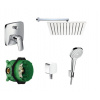 Hansgrohe logis skryl set dažďom. 30 cm (Hansgrohe logis skryl set dažďom. 30 cm)