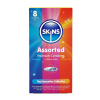 SKINS kondómy Assorted 8 ks