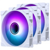 PHANTEKS M25 Gen2 PWM D-RGB Fan, 3x-Pack - 140mm, white PH-F140M25_G2_DWT01_3P