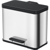Nášľapný zberač odpadkov Eco ,trio Plus L, objem 3 x 9 l Hailo