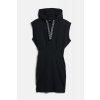 ŠATY KARL LAGERFELD JEANS KLJ SLESS HOODIE DRESS BLACK