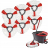 6 X VLOŽKA FIT HLAVICA VILEDA EASYWRING TURBO ULTRA ROTAČNÝ MOP