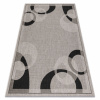 Eoshop KOBEREC SISAL FLOORLUX 20078 stříbro / černý (Velikost: 80x150 cm)