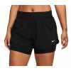 Dámske šortky Nike Dri-Fit One 2-in-1 Shorts - Čierny (L)