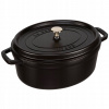 Staub La Cocotte Oválny liatinový Hrniec 5.5 l, čierny