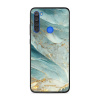 Lesklý kryt Mobiwear Glossy - Xiaomi Redmi Note 8T - G022G Zelenkavý a zlatavý mramor (Prémiové lesklé pouzdro, obal, kryt Mobiwear Glossy na mobil Xiaomi Redmi Note 8T - G022G Zelenkavý a zlatavý mra