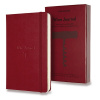 Zápisník Moleskine Passion Wine Journal - tvrdé dosky - L, vínový
