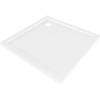 Mexen Flow Slim, štvorcová sprchová vanička 70 x 70 cm, biela lesklá, 46S107070
