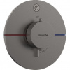 Hansgrohe SprchaSelect Comfort S Termostatická batéria, brúsený čierny chróm 15553340
