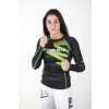 PitBull West Coast - dámský L.S. rashguard ZIG ZAG zelený XS