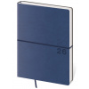Týdenní diář 2026 A5 Flexio tmavě modrý s gumičkou
