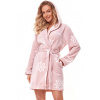 L&L Dámsky župan L and L Miss Fleur s kapucňou 2316 baletový Farba: Ružová, Veľkosť: M