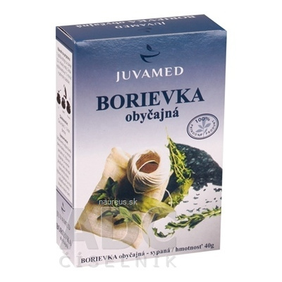 JUVAMED s.r.o. JUVAMED BORIEVKA OBYČAJNÁ bylinný čaj sypaný 1x40 g 40 g