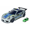 Autíčko policajné s boxom na autíčka Porsche 911 GT3 RS Polizei Carry Case Majorette so zvukom a svetlom a 1 autíčkom MJ2058199