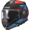 LS2 Helmets LS2 FF901 Advant X Nova sklopná prilba, čierna/červená/modrá, 2XL (63/64)