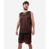 KIT DOUBLE IN MESH basketbalový set oranžová-čierna 3XL