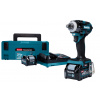 MAKITA TW004GD201 UŤAHOVAČ 350 NM RÁZOVÝ BEZUHLÍKOVÝ 40V-MAX XGT - LI-ION (2X 2.5AH AKUMULÁTOR A NABÍJAČKA)