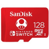 SanDisk MicroSDXC karta 128GB for Nintendo Switch (R:100/W:90 MB/s, UHS-I, V30,U3, C10, A1) licensed Product,Super Mario SDSQXAO-128G-GNCZN