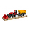 ECO MultiGO Červený traktor Zetor s radlicou, vlek, Igráček