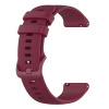 Techsuit - Watchband 20mm (W006) remienok pre Samsung Galaxy Watch 4 / 5 / Active 2, Huawei Watch GT 3 (42 mm) / GT 3 Pro (43 mm) – bordový KF2317513