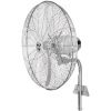 CasaFan WM2 Wall Eco nástenný ventilátor, 123 W, (Ø x v) 69 cm x 69 cm, striebornosivá, chróm (lesklý), 207512; 207512