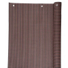 Zástena Polyratan 77 0,9x3 m, UV, 800 g/m2, hnedá-čierna, tieniaca na balkón, s okami