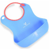 Cangoroo Silikonový podbradník Baby Bib Am Am - modrý