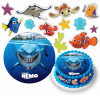 DIGITÁLNA TLAČ Opłatek na tort RYBKA NEMO DORY POSTAVY + TEXT 2