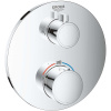 GROHE Grohtherm termostatická batéria pod omietku, pre 2 výstupy, s uzatváracím/prepínacím ventilom, chróm, 24076000