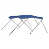 vidaXL Strieška Bimini s 3 oblúkmi, modrá 183x160x137 cm 92364
