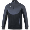 Joma Tréningová mikina 1/2 ZIP ESSENTIAL DARK GREY-BLACK Veľkosť: 3XL