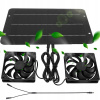 Elektrický ventilátor Solar Dual Fan pre karavany, skleníky