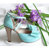 Mentolové svadobné topánky Veľkosť obuvi: 39