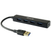 Equip USB-Hub 4 porty USB 3.0-hub čierna; 128953