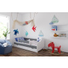 BabyBeds Detská posteľ LILI Farebné prevedenie: Šedá, Velikost postele: 160x80 cm, Úložný priestor k posteli: Áno, s úložným priestorom