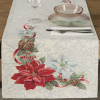 EUROFIRANY VIANOČNÝ GOBELÍNOVÝ BEHÚŇ NA STÔL MERRY 50X110 CM VZOROVANÁ