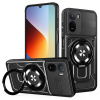 Techsuit - RuggedCam odolné puzdro s krytom fotoaparátu pre Xiaomi Redmi A7 Pro 4G - čierne