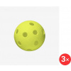 Unihoc Ball Crater neon yellow 3 ks