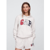 GAP Mikina s logom Americana Šedá XL Šedá Šedá