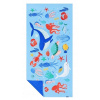 Spokey KIDDY Rychleschnoucí sportovní ručník, 80 x 160 cm mořský svět