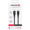 Swissten DATOVÝ KABEL TPE USB-C/USB-C POWER DELIVERY 5A (100W) 1,5 M ČERNÝ