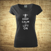 Keep calm and lift on, Barva Černá, Velikost XL Bezvatriko.cz 208263