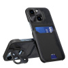 IZMAEL Apple iPhone 14 Kožene Stand case čierne