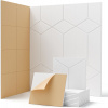 AKUSTICKÉ PANELY S BIELYMI ZVUKOTESNÝMI VZORMI 12 X 30 X 30 X 0,9 SAMOLEPIACE
