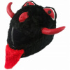 Kryt na motocyklovú prilbu FunnyRiders Black Devil