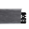 Lišta soklová PVC Arbiton INDO Hliník 17 26x70x2500 mm