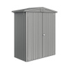 Biohort Europa 1 plechový záhradný domček 84 x 172 cm, sivý kremeň metalický, NOVINKA