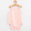 Dojčenské body bez rukávov New Baby Classic II medvedík biely dievča - 74 (6-9m)